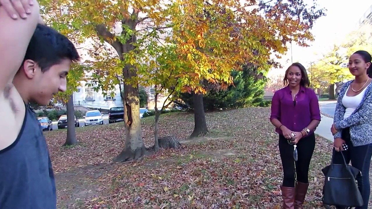 Picking Up Girls with One Hand Prank How to Pick Up Girls in Public with Just a Hand