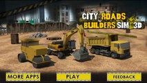 City Roads Builders Sim 3D Gameplay Android
