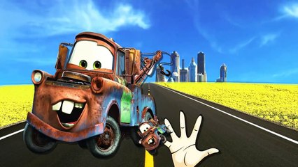 Disney Cars Cartoons Finger Family Nursery Rhymes For Children | Cars Finger Family Rhymes
