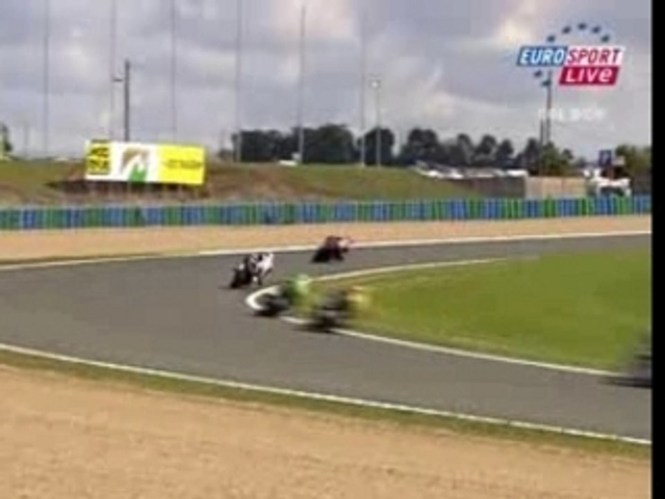 Bol d'or 2005 crash kawa