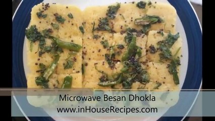5 Minute me Besan Dhokla (Khaman) in Microwave Hindi with Eng Subtitles URDU Apni Recipes