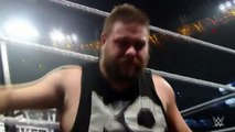 WWE NXT TakeOver Kevin Owens is helped from the