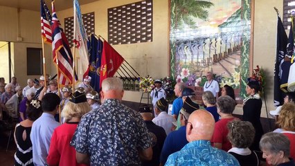 Veterans Day Ceremony in Kauai Hawaii