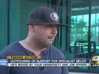 Outpouring of support for Specialist Beloit from Peoria