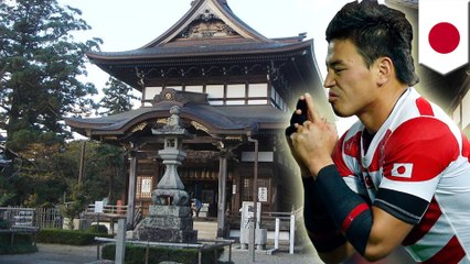 五郎丸ポーズの仏像が話題に