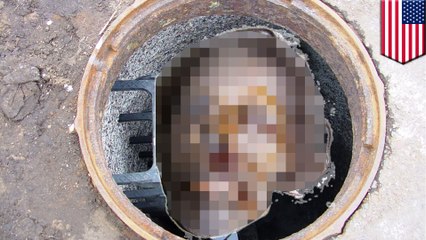 マンホールでミイラ化した男性