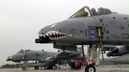 DEADLY US Air Force A 10C Aircraft arrive in Estonia
