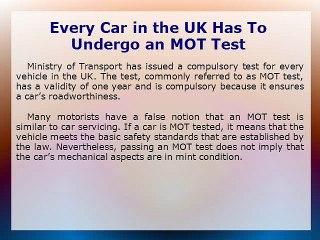 MOT Test Centre Reading - PR Motors
