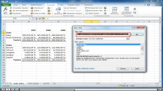 Excel, Baslangıc_5-Formül ve İşleve Giriş_4-İşlev Ekle Aracını Kullanma