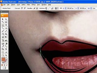 Tutorial Vector Portrait Illustrator