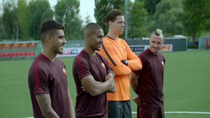 AS Roma: comment fêter un but de manière originale