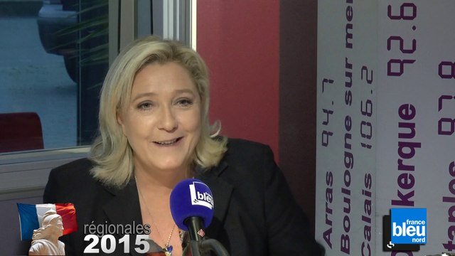 Marine Le Pen invitée de France Bleu Nord