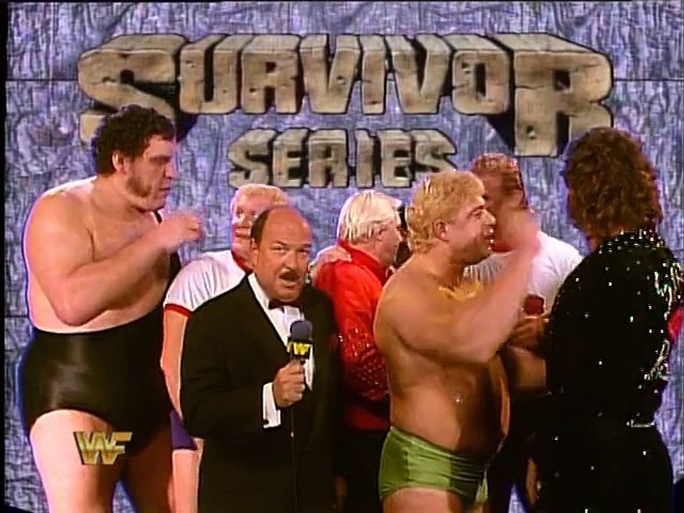 WWF Survivor Series 1988 - Team Andre Interview