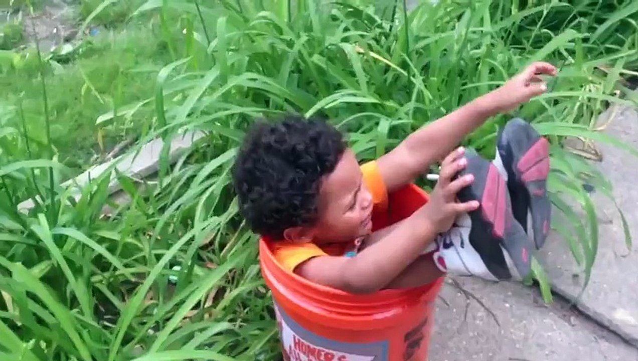 Kids Stuck In Stuff