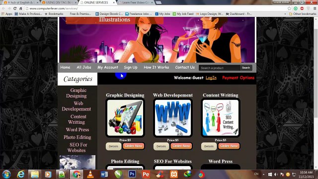 Using-Div Tag-In-HTML-In-English