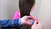 Waterfall Ribbon Twist Rainbow Ponytail, Summer Hairstyles