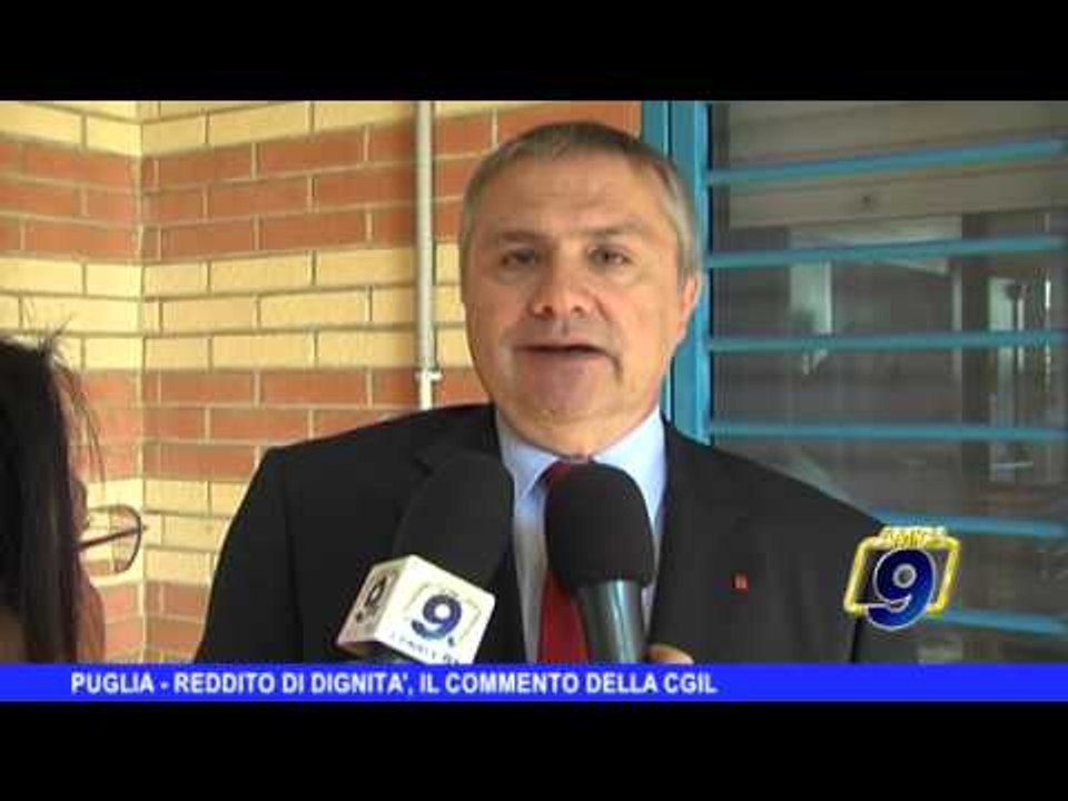 PUGLIA | Reddito di dignità, il commento della Cgil