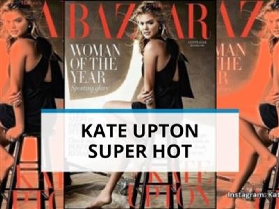 Kate Upton torride en couv' de Harper's Bazaar