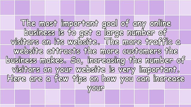 How To Get Increased Traffic On Your Website