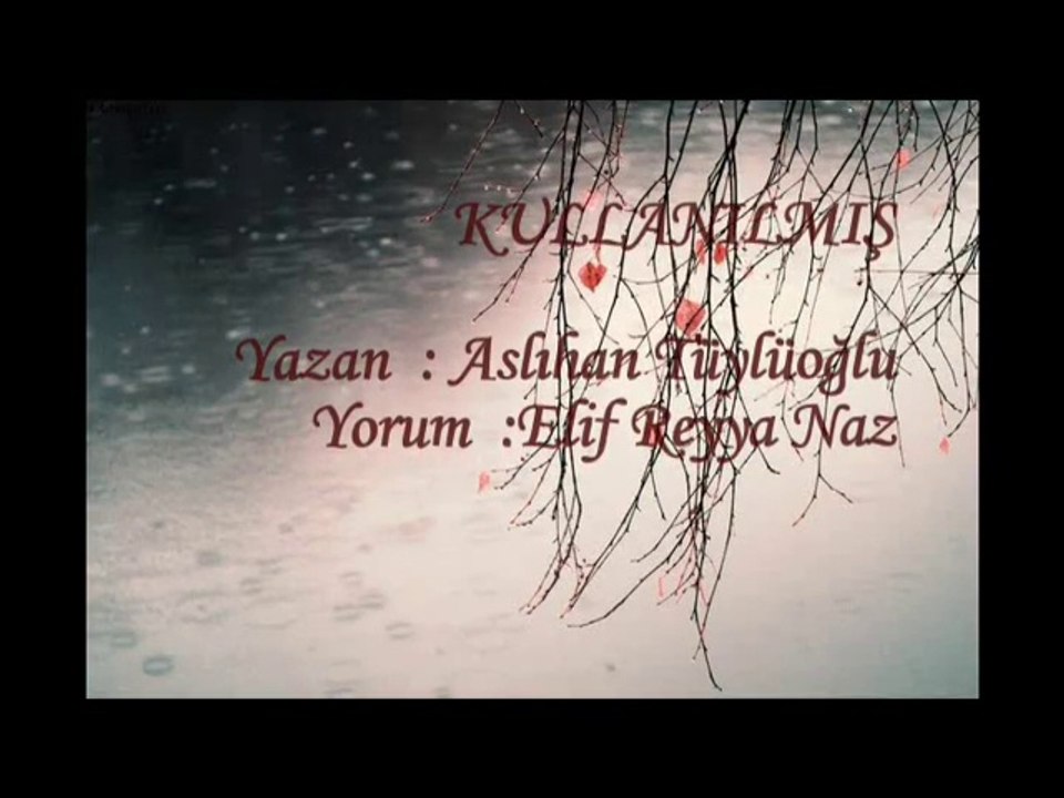 ELİF REYYA NAZ-ASLIHAN TÜYLÜOĞLU  KULLANILMIŞ ŞİİR