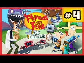 Phineas and Ferb: Day of Doofenshmirtz Walkthrough Part 4 (VITA) Parking Lot Panic (Boss)