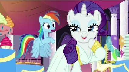 Rainbow Dash and Rarity meet Windrider - Rarity Investigates