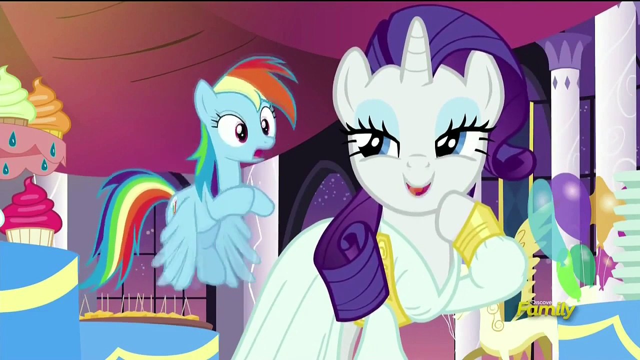 Rainbow Dash and Rarity meet Windrider - Rarity Investigates