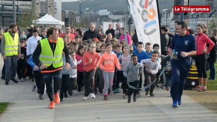 Landerneau. 1.250 écoliers courent pour la bonne cause (Le Télégramme)