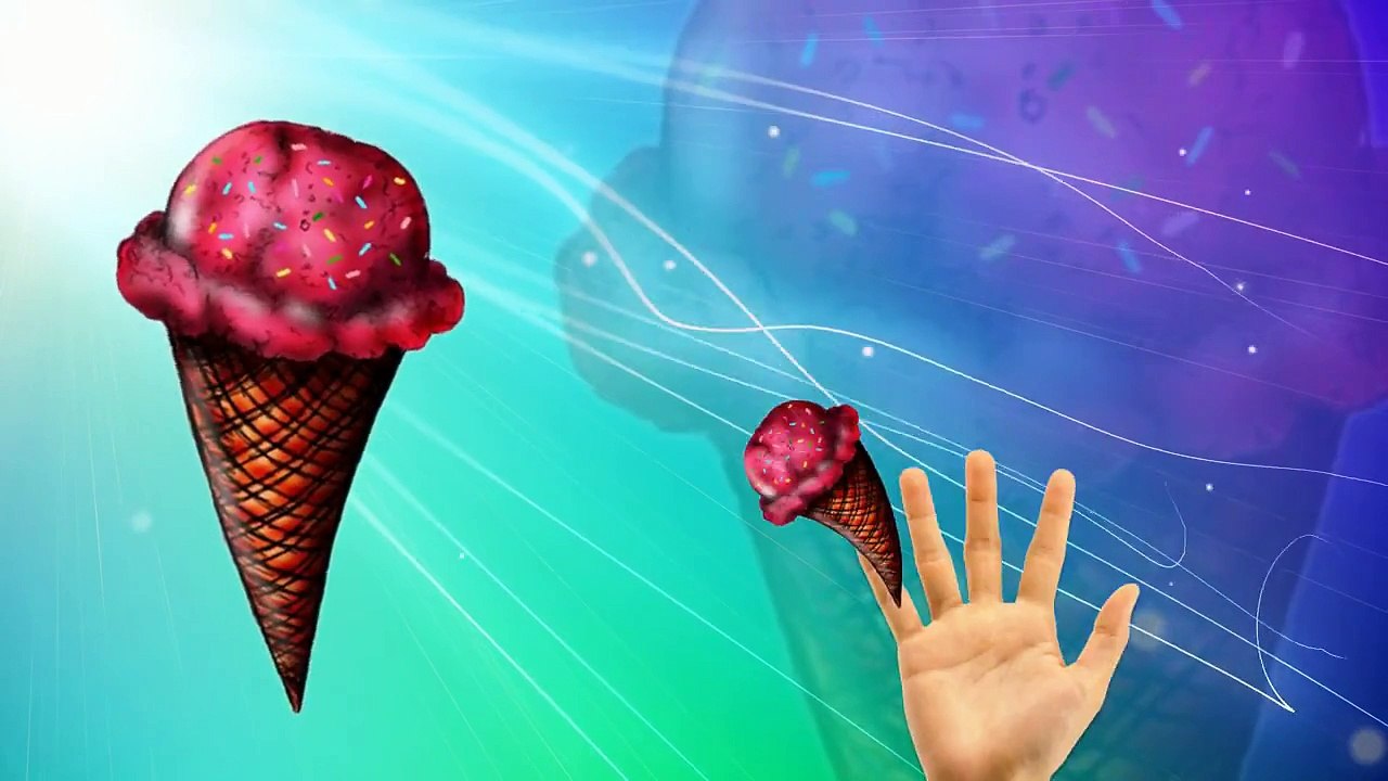 Finger Family Children Nursery Rhymes Ice Cream Cartoons | Finger Family Rhymes Ice Cream