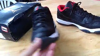 Cheap For sale Authentic Jordan 11 low IE Bred Sneakers Outlet (HD Review)