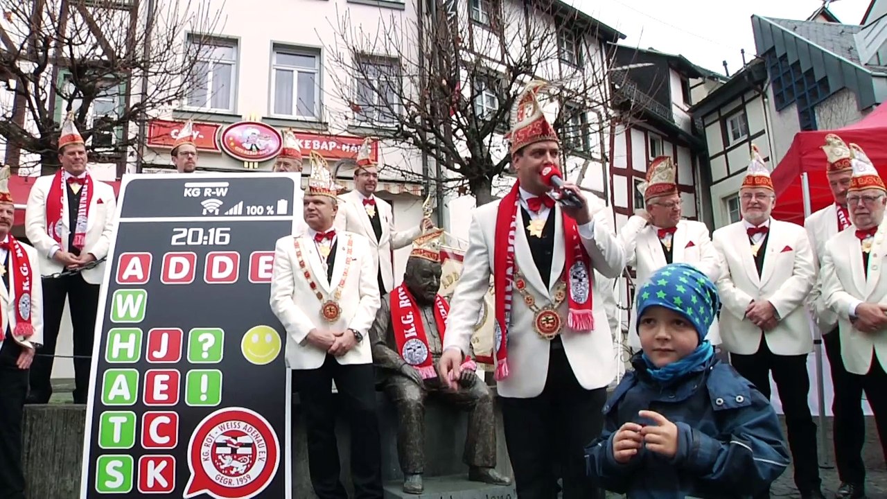 KG Rot-Weiß Adenau - Sessionseröffnung am 11.11.2015