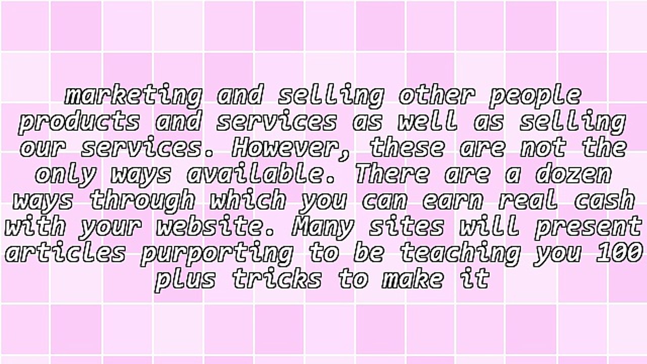 Proven Ways Make Money Through Your Website