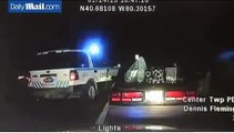 [RAW] DASHCAM: High speed Chase. Handcuffed Woman Steals Police Car, Drives at 100 mph