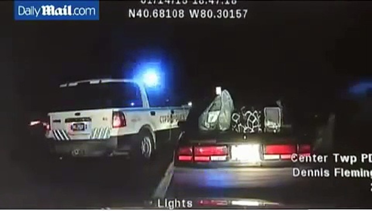 [RAW] DASHCAM: High speed Chase. Handcuffed Woman Steals Police Car, Drives at 100 mph