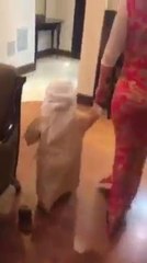 haza little arbi kidding with tall arbi woman must watch