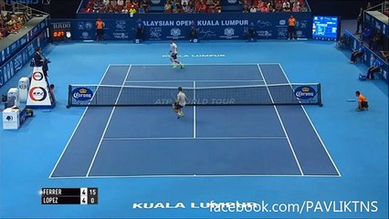 David Ferrer vs Feliciano Lopez - 2015 KUALA LUMPUR Highlights