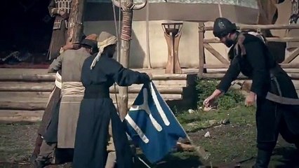 Diriliş ''Ertuğrul''da Ertuğrul ve Tuğtekin'in bayrak kavgası