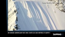 Un skieur américain fait une chute de 500 mètres... et survit !