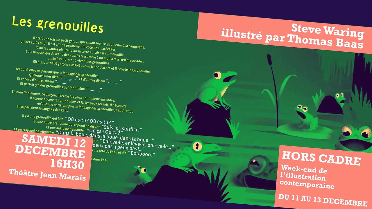 Week-end de l’illustration contemporaine : "Hors cadre"