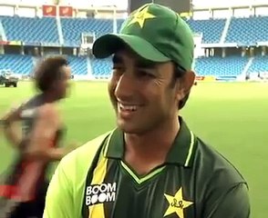 PAKISTAN Saeed Ajmal Very Funny English Interview 2015