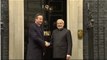 Modi, Cameron begin bilateral talks @ 10, Downing Street