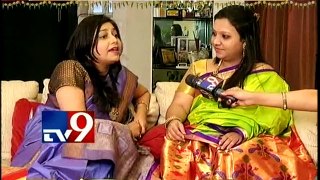 Neha Rajpal & Ashwini Shende’s Diwali Celebration 2015 with TV9/Part1
