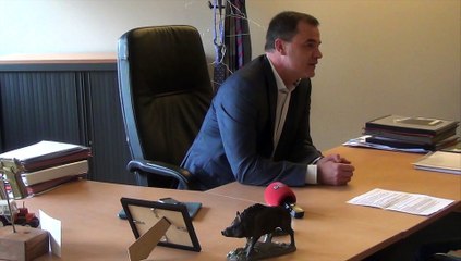 Dans le bureau de Benoit Lutgen, président du cdH