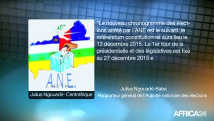 Centrafrique - Calendrier électoral - "On précipite les choses " Olivier Gabirault