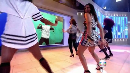 Fátima Bernardes dança "Bang" com Anitta