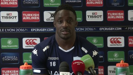 Rugby - CE - Racing 92 : Nyanga «Un match très dur»