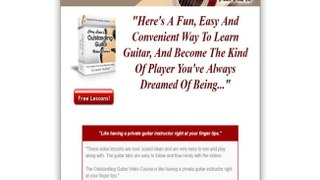 The Outstanding Guitar Video Course