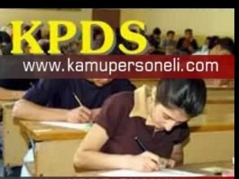 Kpds SINAVI kamupersoneli.com da