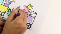 Peppa Pig Dough Crayons Play Doh Activity Cube Stickers George Princess Peppa Coloring Page