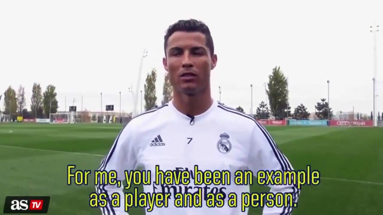 Cristiano Ronaldo Special Message to Raul Gonzalez 12.11.2015